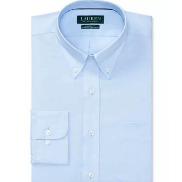 Lauren Ralph Lauren Other - Lauren Ralph Lauren Classic Fit Light Blue Dress Shirt Size 16 32/33 NWT